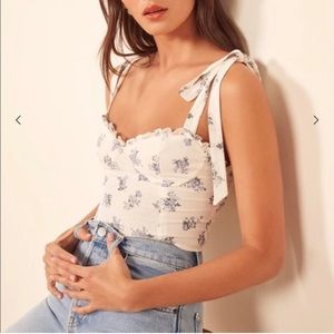 Reformation Blanca Top RARE FLORAL